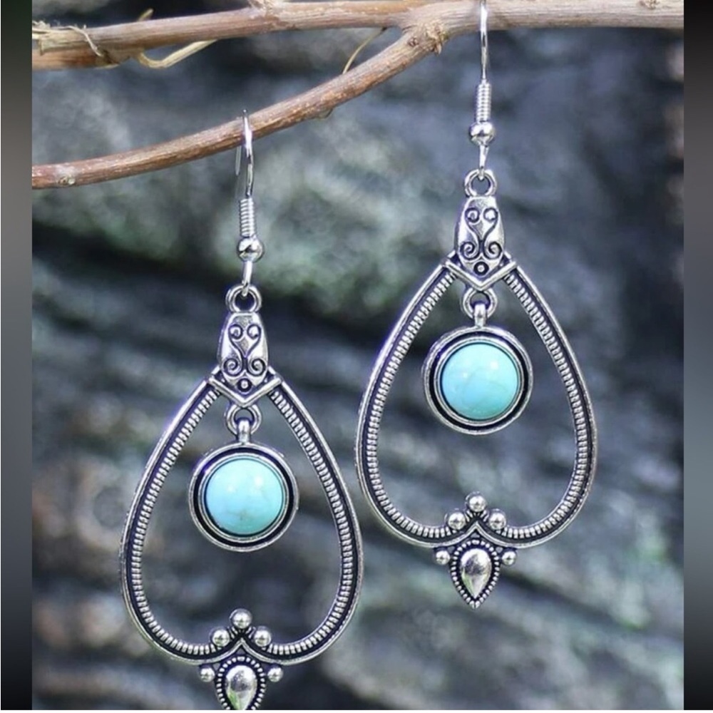 Turquoise Bohemian Earrings